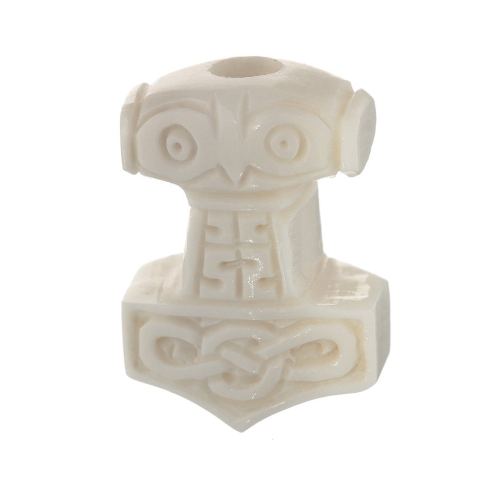 NKlaus hair accessories beard bead THAR bone curly bead 6439