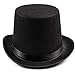 Funny Party Hats Abraham Lincoln Costume Set - Hat with Beard and Necktie- Presidents Day- Lincoln's Birthday- Patriotic Costume (3 PC Set)