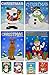 Christmas Activity Coloring Books and Mini Holiday Fun Books, Set, 12 Christmas Coloring Books, 12 Mini Holiday Fun Game Books, 8 Assorted, 3 of each, By 4E’s Novelty,