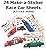 ~ 24 ~ Make-a-Race Car Sticker Sheets