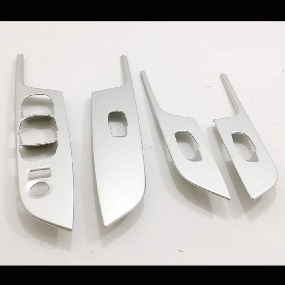 WJUKC ABS Matte Door Window Glass Lift Control Switch Panel Cover Trim Car Styling,for Nissan Navara NP300 2017 2018 2019
