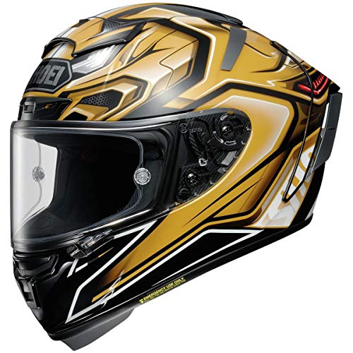 Shoei X-Fourteen Aerodyne Helmet (Medium) (Gold/Black) in Oman