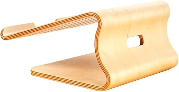 Bokehanmu Laptop Stand Netbook Soporte de Madera Soporte de Escritorio