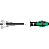 Wera Kraftform 392 Hexagon Flexible Shaft Bitholding Screwdriver, 1/4" Head, 177mm Blade Length