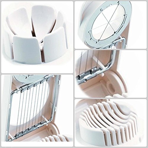 NPLE--Multifunction Kitchen Supply Egg Cut Slicer Sectioner Petal Shape Cutter Mold