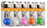 Friends Forever LED Dog Collar Light - Clip On LED Dog Light Dog Tag Light for Pet Dogs Cats Night Walking (5 Pack)