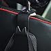TOCGAMT Car Seat Back Headrest Hooks, Hanger Storage Organizer Holder, Hold Up to 40 lb., Black, Pack of 4