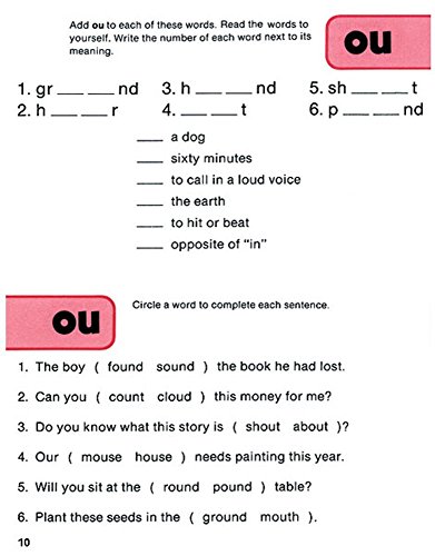 Phonics Vowel Combos