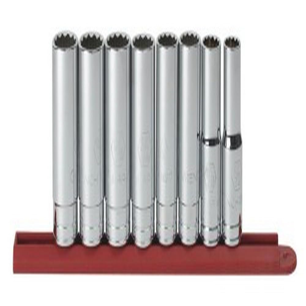 GEARWRENCH 8 Pc. 1/2" Drive 12 Point Deep SAE Socket Set - 80713