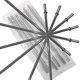 Smoke Replacement Acrylic Straw Set of 6, Fits 16oz Tumblers