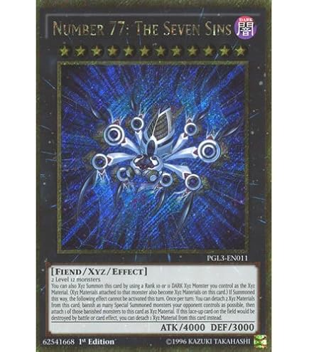 Amazon.com: Deckboosters YuGiOh : PGL3-EN010 1st Ed Number