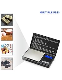 Smart Weigh SWS600 balanza digital de bolsillo de elite, 600 x 0,1 g, color negro
