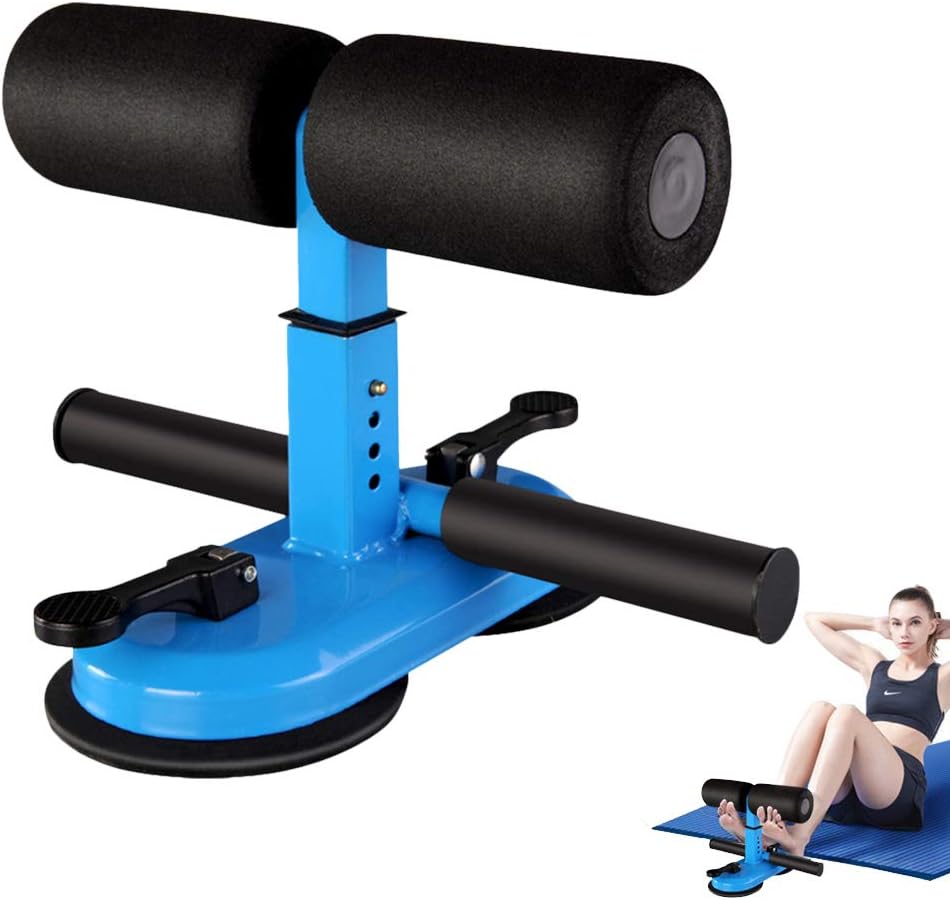 LuSitabqi Sit Up Equipment Bar, 2 Suction Cups Sit Up Bar, Indoor Exercise Device, Adjustable Abdominal/Leg Muscle Strength Training Equipment (Pink Foam) : Sports & Outdoors