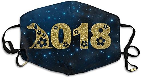 Ali2oaIq 2018 Chinese Lunar New Year Of The Dog Unisex Dust Allergy Flu Masks Washable Activated Carbon Breath Healthy Safety Mouth Masks