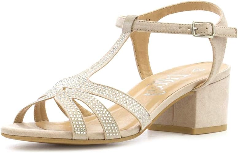 nude sandals amazon