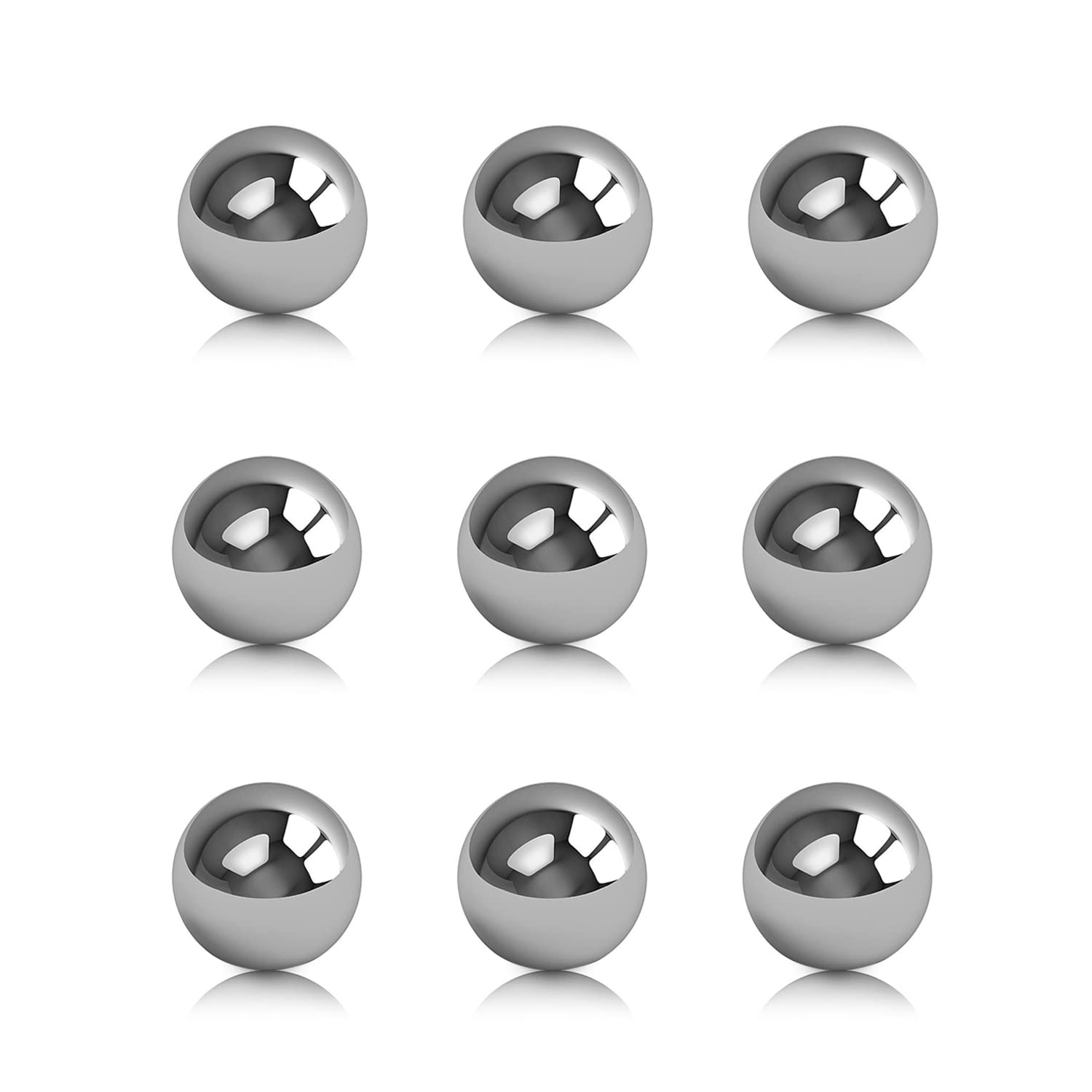Othmro Precision Chrome Steel Bearing Balls 18mm G10 10pcs
