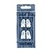 HICKIES 1.0 One Size Fits All Elastic No-Tie Shoelaces Charcoal (14 HICKIES Laces, Works in all shoes)