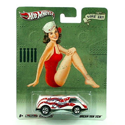 DREAM VAN XGW * NOSE ART * Hot Wheels 2011 Nostalgia Series 1:64 Scale Die-Cast Vehicle
