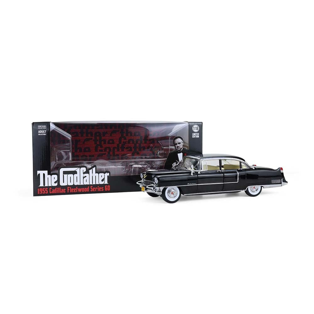CADILLAC FLEETWOOD 1955 "Der Pate" 1/18 Scale Metal Model - GREENLIGHT