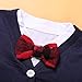 Efaster® 1Set Kids Baby Boys Long Sleeve T-Shirt Tops+Coat+Pants Clothes Outfits (2T)
