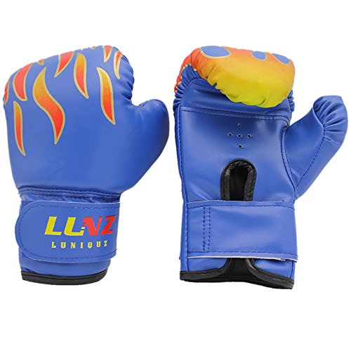 6oz Kids Boxing Gloves,PU Leather Children Junior Sparring MMA Kickboxing Training Gloves,Age 3-10 Years