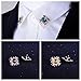 Fashion Clothing Men'S Suits Cross Brooch Pin Collar Pin Diamond Lapel Collar Blouse Beautiful Flower Corsage