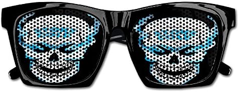 Men's Stone Cold Steve Austin Skull 3 16 Inch Front&amp;Back T-Shirt Matte Black Frame Mesh Glasses