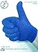 Exfoliating Gloves for Body by Bubulax 5 Pairs Bulk - 10 Gloves, Bath Gloves, 1 White Glove Set, Cellulite Scrubber, Shower Gloves, Reduce Acne Scars, Exfoliator Glove Men and Women, Exfoliate at Home