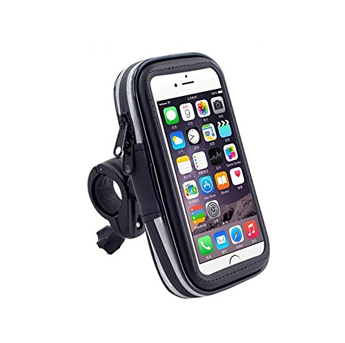 image for GZNIGHT Bicycle Bike Phone Mount Holder Black Universal Water Resistan