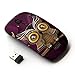 KOOLmouse [ Optical 2.4G Wireless Mouse [ Owl Purple Smart Design Minimalist Modern ]