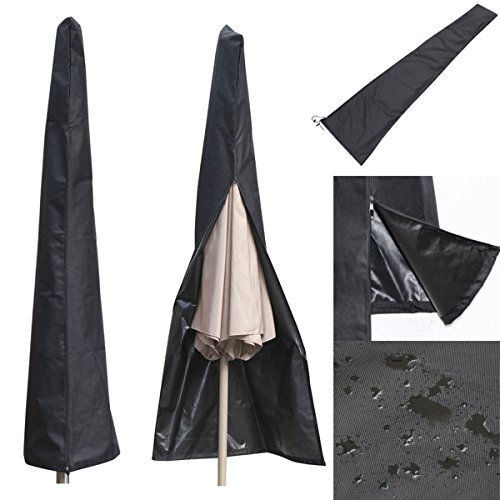 DatC - Tent & Tent Accessories - Outdoor Waterproof Patio Umbrella Canopy Cover Shade Protective Sunshade Sun Shelter Shed Zipper Bag - 1PCs - Thumbnail 3