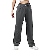 JEKAOYI Womens Athletic Hiking Pants Lightweight Quick Dry Water Resistant Elastic Waist Cargo Pants with Zipper Pockets