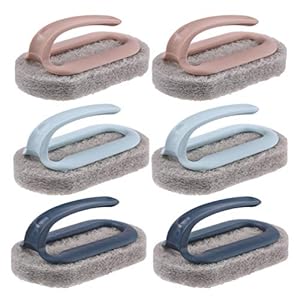 UKCOCO Keukenreinigingssponzen – 6 Stuks Schrobsponsjes Keuken Badkamer Schoonmaakborstel Wasborstel Pp Handvat…