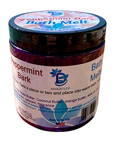Peppermint Bark Bath Melts, Skin Softening and Great Smelling, By Diva Stuff