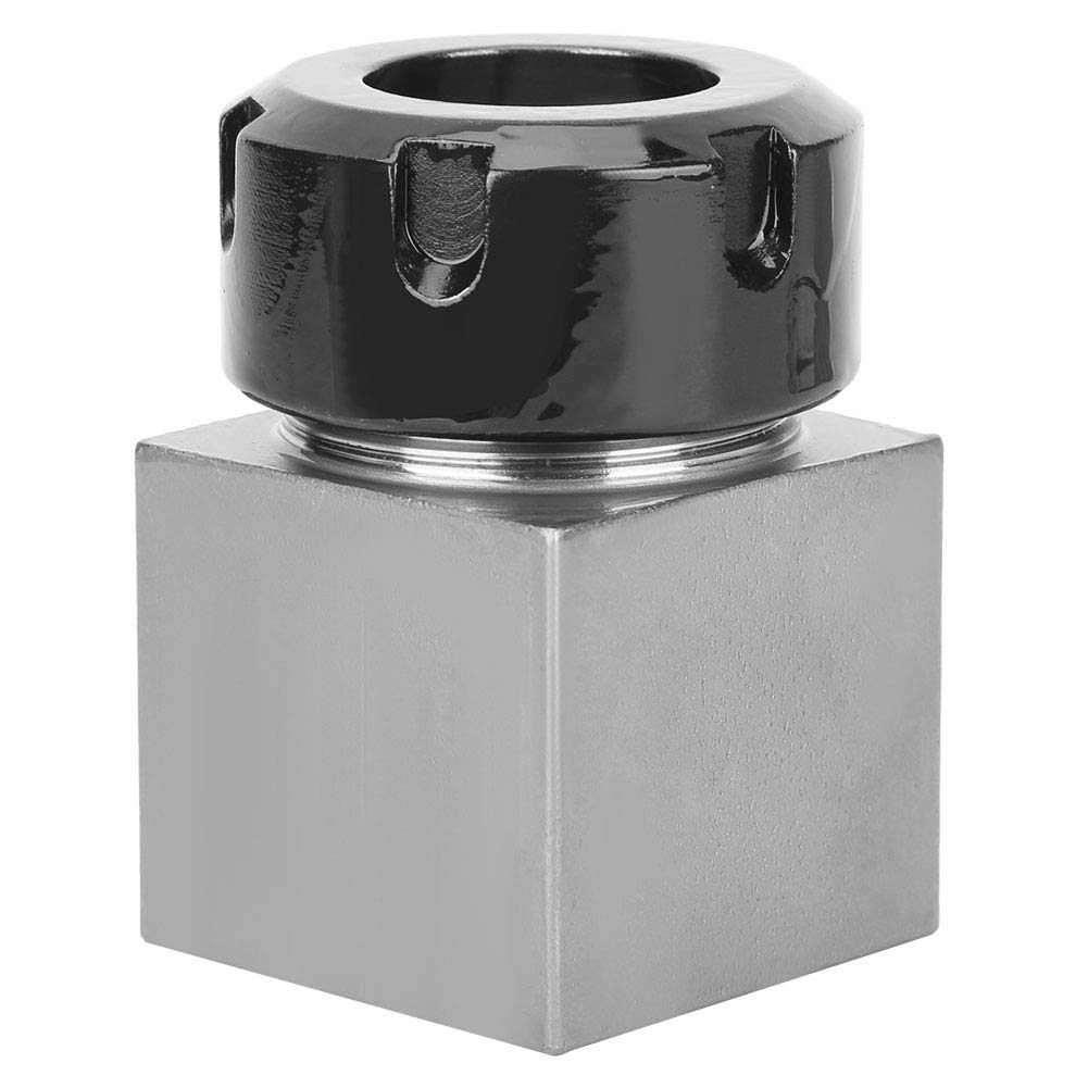 ER-32 Collet Chuck, Collet Block ER-32 Square Collet Chuck Block Holder for CNC Lathe Engraving Machine, Collet Block 7x5x5cm, Workholding Collets