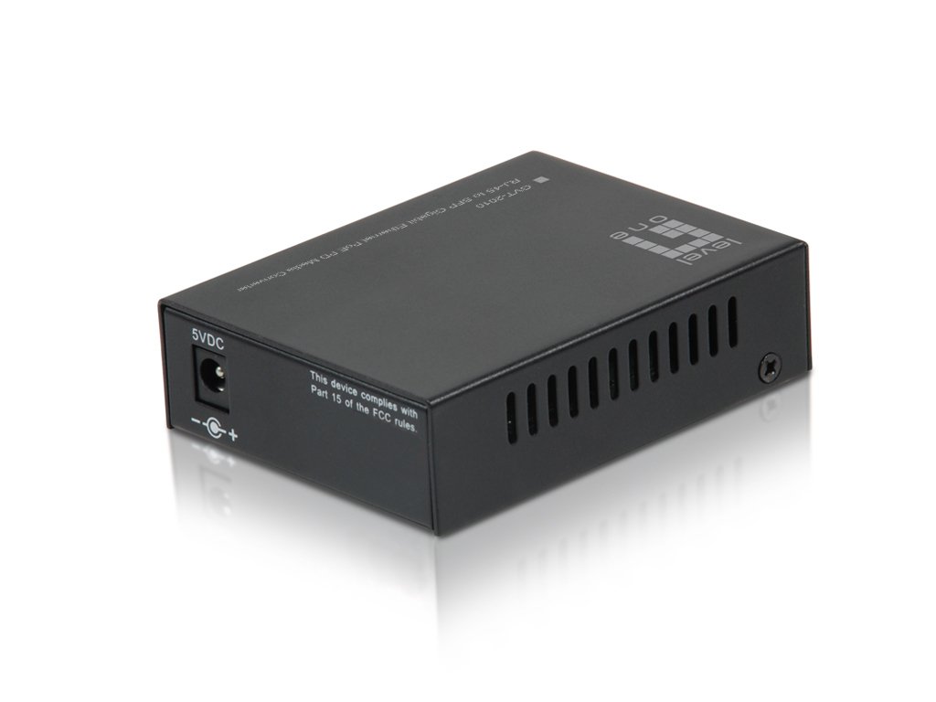 LevelOne gvt-2010 Black Converter Support Network - Converter Support Network (IEEE 802.3, IEEE 802.3 ab, IEEE 802.3 AF, IEEE 802.3 AT, IEEE 802.3u, IEEE 802.3x, IEEE 802.3z, 10,100,100,100,100) 000 Mbit/s, 100Base-TX, 1000Base-T, 1000Base-LX, 1000Base ‑ SX, Full, Demi, SFP)