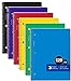3-Subject Spiral Notebook - Writing Materials For Kids And Adults – 6 Pack Color May Vary - Office Products School Supplies - By Kidsco