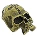 Jig Pro Shop Paracord/Lanyard Bead/Pendant in Antiqued Brass (Cross Skull)