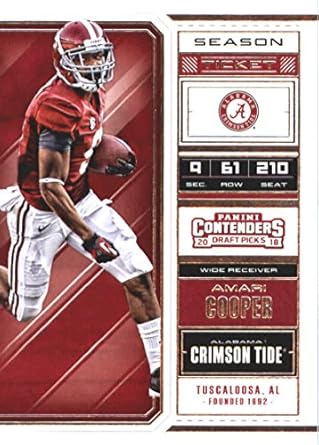 Amazoncom 2018 Panini Contenders Draft Picks Season Ticket