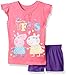 Peppa Pig Toddler Girls' Clothing Shop (Multiple Styles), Set Medium Pink/Purple, 5T