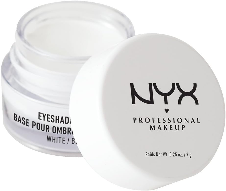 NYX Professional Makeup Eyeshadow Base White Primer for Vibrant Color Eyeshadow