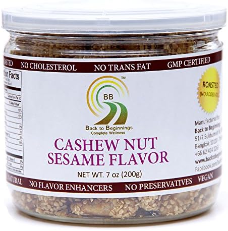 Back To Beginnings Cashew Nut Sesame Flavor 7 oz Pack of 1