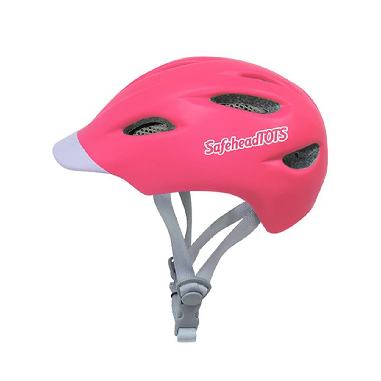 SafeheadTOTS Kids bike helmet CE-CPSC Certified Toddler Bike Helmet 2-4 Years for Boys Girls Washable Inner Lining, Safety Crash Helmet, In-Mold, Perfect for Bicycle, Scooter Balance Bike Pink-lilac