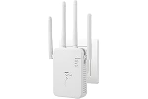 IDFFDVW 2024 Fastest WiFi Extender Signal Booster The Longest Range up to 9995sq.ft, Internet Superboost Booster for Home, Wireless Internet Repeater and Signal Amplifier, 4X Faster Access Point,1-Tap Setup
