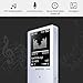 MYMAHDI MP3/MP4 Music Player, 8GB Portable Audio Player with Photo Viewer, Voice Recorder, FM Radio, A-B Playback, E-Book, Metal Body, Build-in Speaker with Headphone(Expandable Up to 128GB) Silver