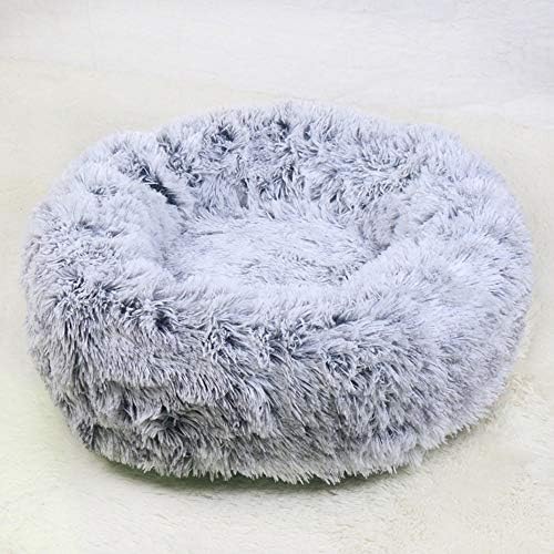TYIOWALI Cat Bed Nest Sleeping Bag Sturdy Round Plush Washable Bite Resistant Canvas Soft Warm Game Rest Comfortable Pet House Multi-Function Puppies Four Seasons Universal Luxury Cave,L 80 * 80 * 18