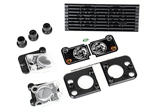 Traxxas 8013 Land Rover Defender Grill / Headlight Housing / lenses / mounts (fits #8011 body)