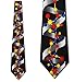 Steven Harris Men's DNA Double Helix Scientist Necktie-Black-One Size Neck Tie