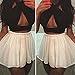 ROPALIA Womens Sexy Bodycon Tank Cross Bandage Bra Vest Corselet Nightclub Tops