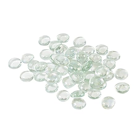 Houseables Clear Pebbles Fillers For Vases Decorative Round